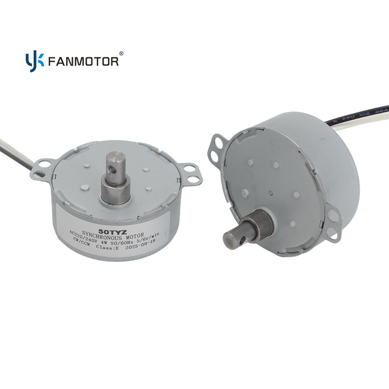 Motor síncrono reversible AC 4W 50TYZ CW/CCW de ahorro de energía
