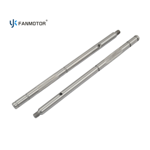 Suministro directo de fábrica de eje de motor de ventilador de acero C45 personalizado de alta precisión