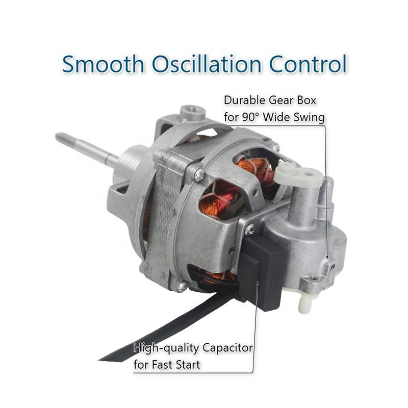 Soporte de caja de aluminio de alta velocidad 75x17mm y Motor de ventilador de mesa al por mayor