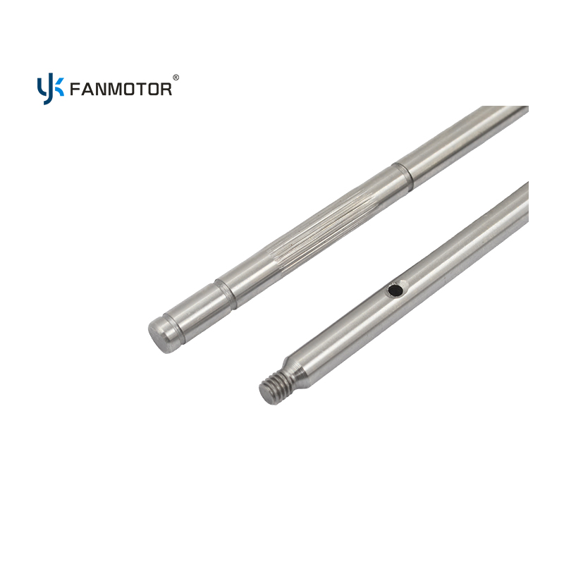 Suministro directo de fábrica de eje de motor de ventilador de acero C45 personalizado de alta precisión