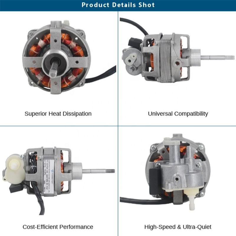 Soporte de caja de aluminio de alta velocidad 75x17mm y Motor de ventilador de mesa al por mayor