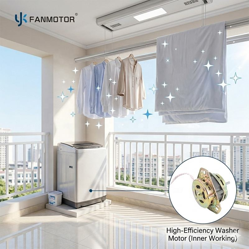 Fabricante de motores para lavadoras de doble tina | Motor de CA de 135W y 150W