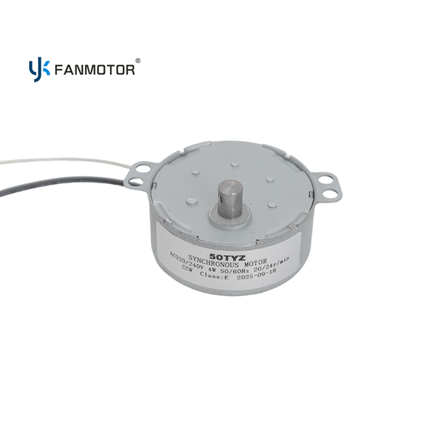 Motor síncrono 50TYZ CCW 20/24RPM para motor de ventilador de pared eléctrico