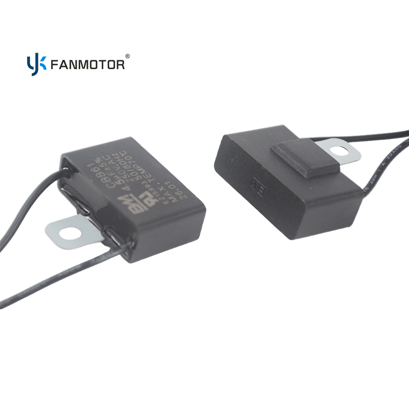 Condensador de ventilador CBB61 de 4,5 uF 250 V al por mayor para electrodomésticos