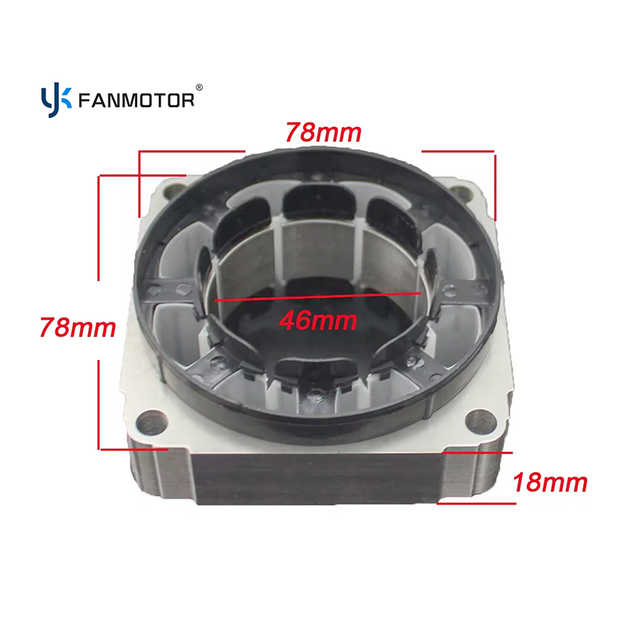 Accesorios para motores de ventiladores de CA eléctricos Núcleos laminados de estator y rotor de alta calidad