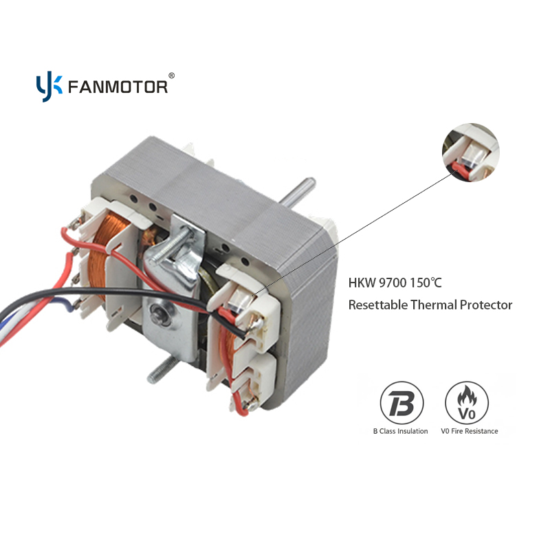 Motor de polo sombreado de CA de 75 W Unidad central de campana extractora de 220 V