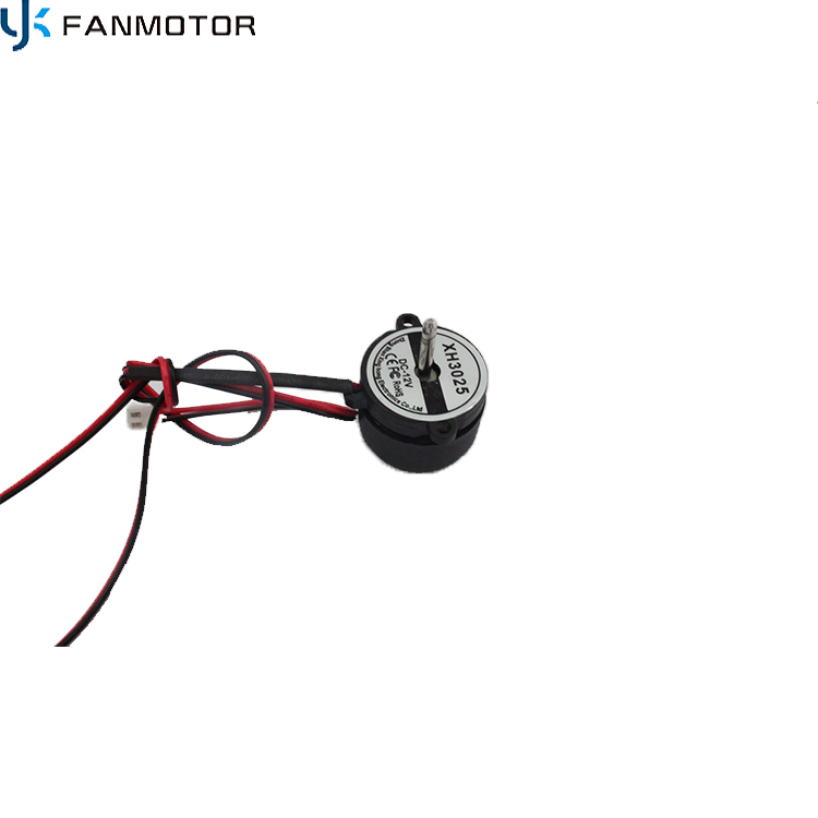 3025 mm DC 12V Micro Motor puede estar con ventilador de flujo cruzado
