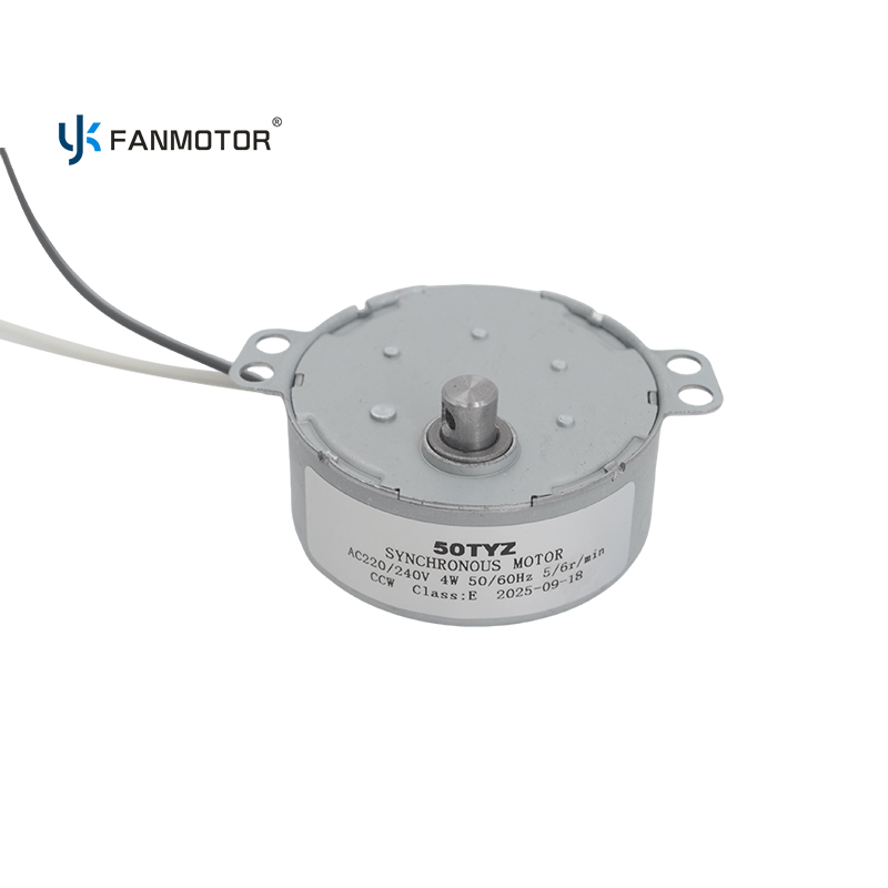Motor síncrono de imán permanente de poste de garra de 220-240V CA 50TYZ