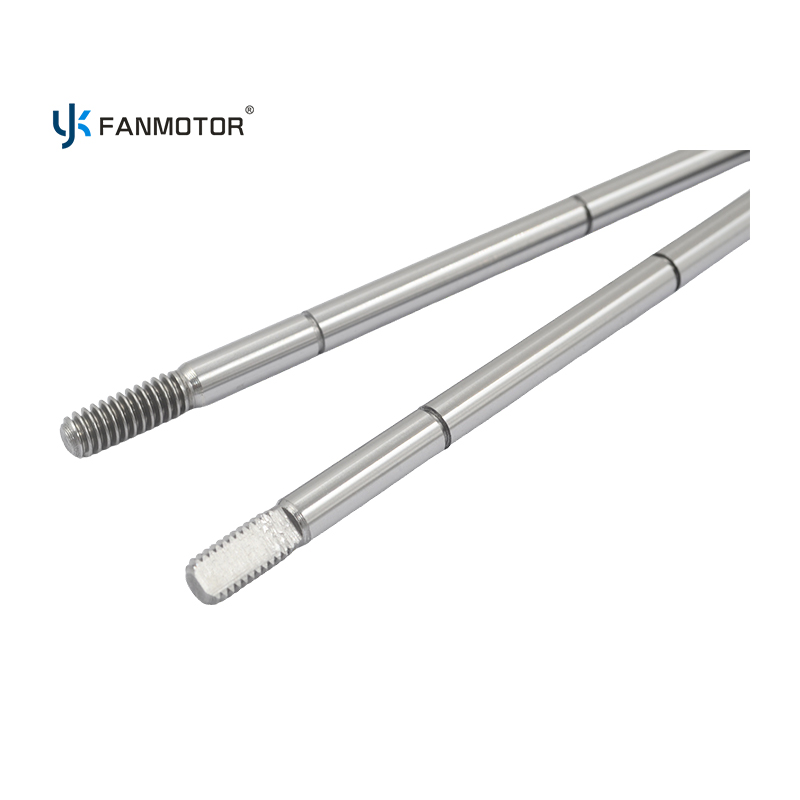 Aduana de alta precisión trabajada a máquina CNC del eje del motor de fan del acero de carbono 