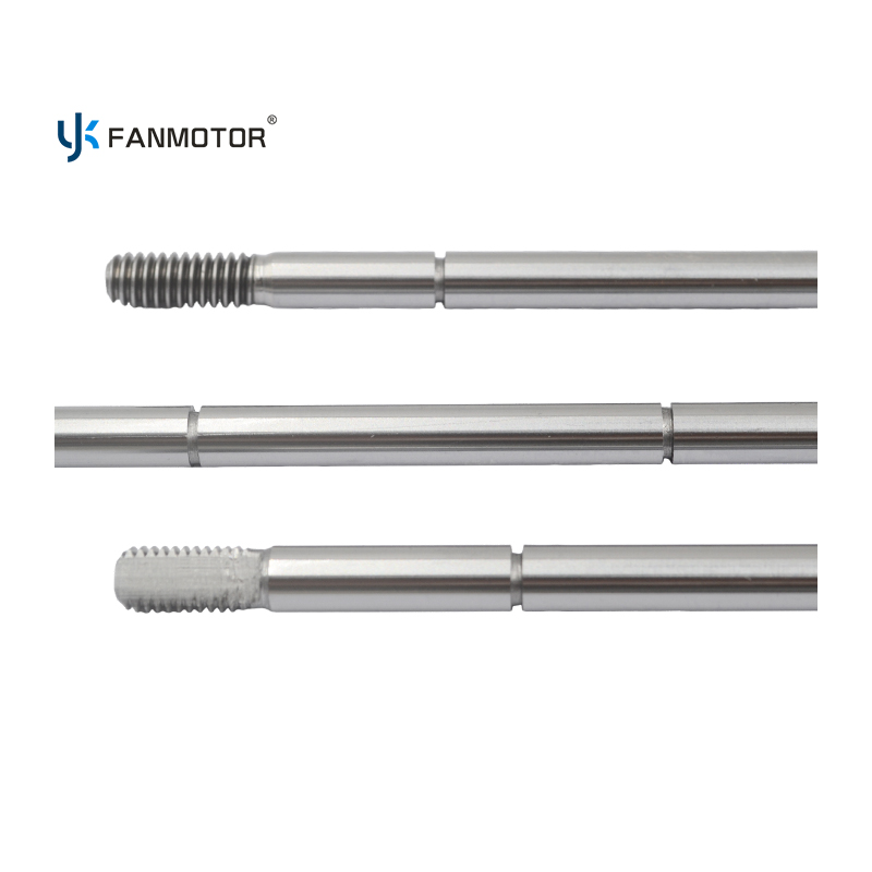 Aduana de alta precisión trabajada a máquina CNC del eje del motor de fan del acero de carbono 