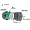 Fabricante de motor de ventilador de escape sin escobillas EC DC de 90-260 V 2-10 W