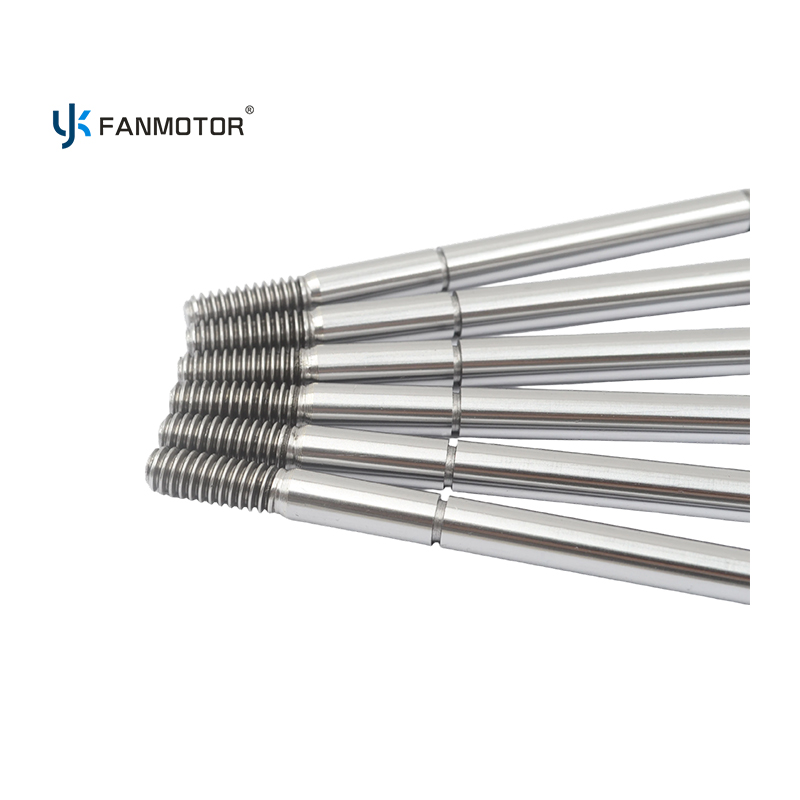 Aduana de alta precisión trabajada a máquina CNC del eje del motor de fan del acero de carbono 