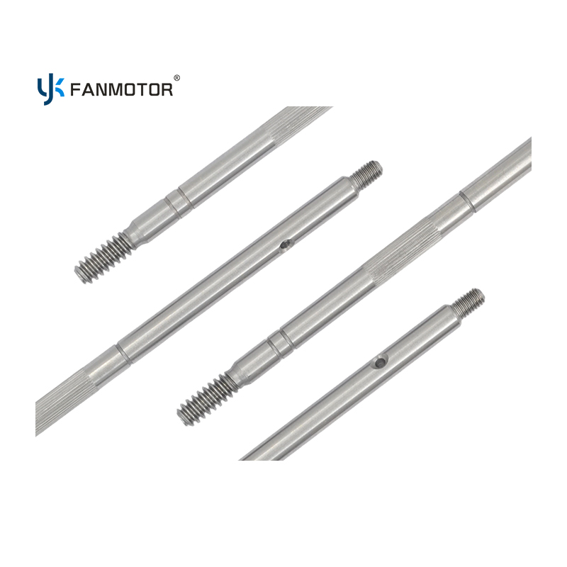 Eje de engranaje del rotor del motor del ventilador de acero C45 de 8 mm de alta calidad - Suministro a granel