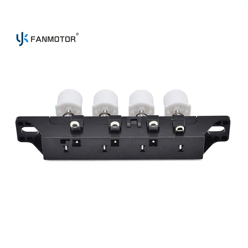 Interruptor de piano con ventilador eléctrico de 4 teclas, 3 velocidades | Controlador de botón pulsador de 250 V CA