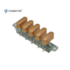 KQ-165C Interruptor de ventilador mecánico tipo piano de 5 teclas y 4 velocidades | 125 V/250 V CA
