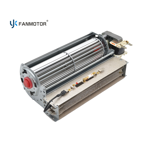 Ventilador de flujo cruzado de 48x187 mm de 15 W con calentador PTC para calentadores de baño y de pared