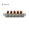 KQ-165C Interruptor de ventilador mecánico tipo piano de 5 teclas y 4 velocidades | 125 V/250 V CA