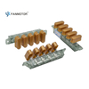 KQ-165C Interruptor de ventilador mecánico tipo piano de 5 teclas y 4 velocidades | 125 V/250 V CA