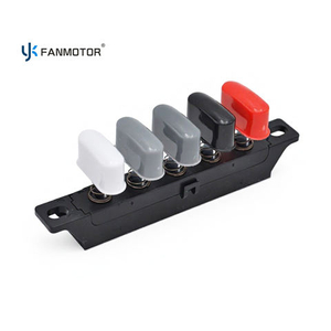 Interruptor de ventilador de 5 teclas con control de oscilación | Interruptor de botón tipo piano