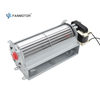 Ventilador de flujo cruzado de 60x180 mm, ventilador de rodamiento de bolas de alambre de aluminio de 29 W para cortinas de aire