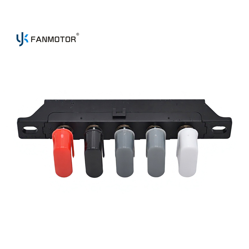 Interruptor de ventilador de 5 teclas con control de oscilación | Interruptor de botón tipo piano