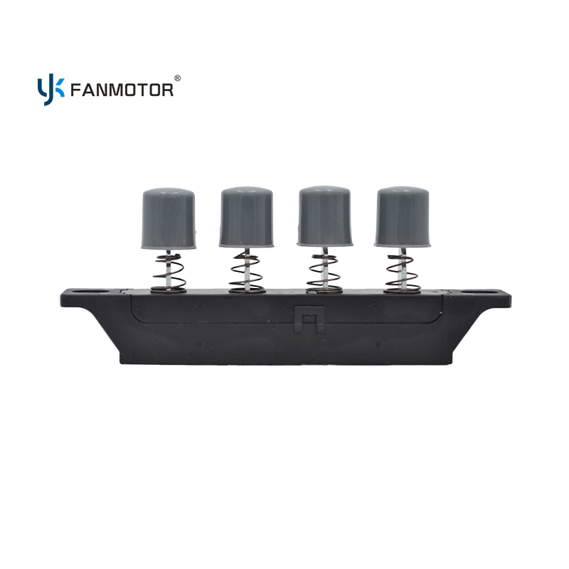 Interruptor de ventilador universal de 3 velocidades y 4 botones | Pieza de repuesto de 250 V CA 1 A