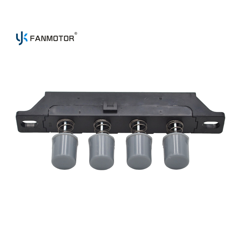 Interruptor de ventilador universal de 3 velocidades y 4 botones | Pieza de repuesto de 250 V CA 1 A